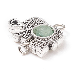 Tibetan Style Alloy Links Connector&nbsp;PALLOY-JF01715-02