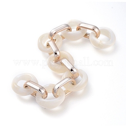 Transparent Acrylic Handmade Cable Chain&nbsp;AJEW-JB00547-01