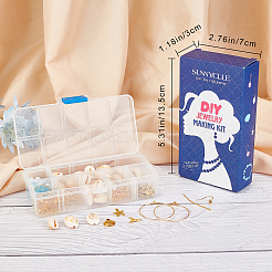 DIY Beach Themed Earring Making Kits&nbsp;DIY-SC0013-78G