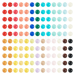 560Pcs 14 Colors Opaque Acrylic Beads&nbsp;SACR-TA0001-47