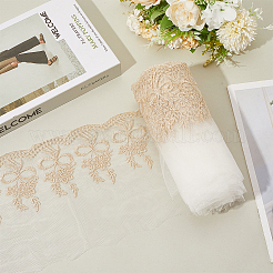 10 Yards Polyester Flower Embroidery Lace Trim&nbsp;OCOR-GF0004-88