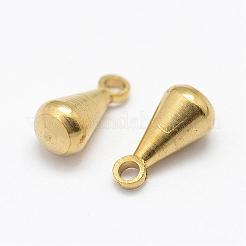 Brass Chain Extender Drop&nbsp;KK-P094-33-S