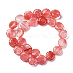 Cherry Quartz Glass Beads Strands&nbsp;G-C159-A02-01