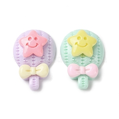 Opaque Resin Cabochons&nbsp;CRES-F030-01N
