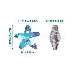 K9 Glass Rhinestone Charms&nbsp;X-GLAA-TA001-006