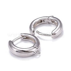 Brass Hoop Earrings&nbsp;EJEW-K083-33P