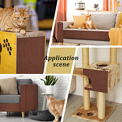 Polyester Anti Cat Scratch Furniture Protector Stickers&nbsp;AJEW-WH0609-395C