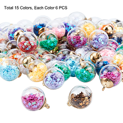 Glass Ball Pendants&nbsp;GLAA-PH0007-58
