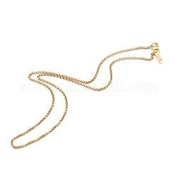 304 Stainless Steel Box Chains Bracelets and Necklaces Set&nbsp;SJEW-JS01180