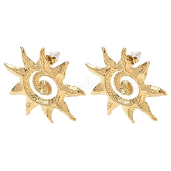 304 Stainless Steel Sun Stud Earrings for Women&nbsp;SA-CBA0EAE-02G