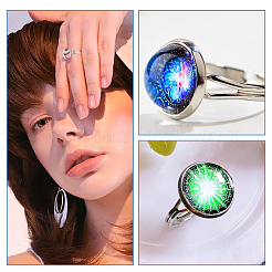 DIY Finger Rings Making Kits&nbsp;DIY-UN0001-11P