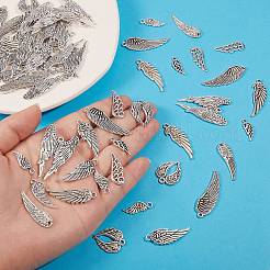 100Pcs 10 Style Tibetan Style Zinc Alloy Pendants&nbsp;TIBEP-SZ0001-06