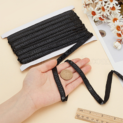 Sparkle Polyester Lace Ribbons&nbsp;OCOR-WH0090-67D