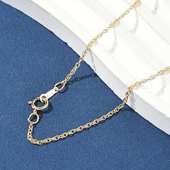 1/20 14K Gold Filled Singapore Chain Necklaces for Women Men&nbsp;NJEW-Z068-10G
