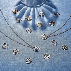 2 Colors 304 Stainless Steel Pendants&nbsp;STAS-UN0019-04