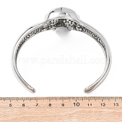 316 Surgical Stainless Steel Cuff Bangles&nbsp;BJEW-C142-01B-AS