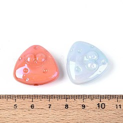 UV Plating Opaque Acrylic Beads&nbsp;OACR-T028-82
