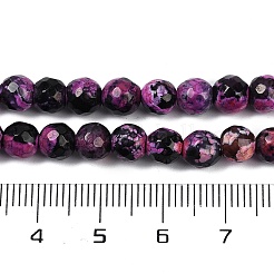 Natural Fire Crackle Agate Beads Strands&nbsp;G-C082-A01-41