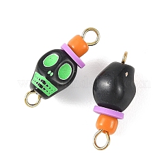 Halloween Acrylic & Polymer Clay Connector Charms&nbsp;PALLOY-JF05967