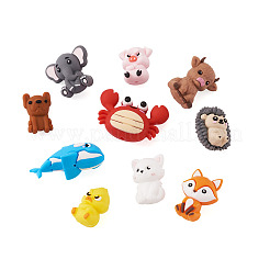 10Pcs 10 Styles Silicone Beads&nbsp;SIL-TA0003-40