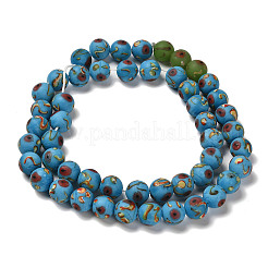 Handmade Frosted Lampwork Beads&nbsp;LAMP-C016-04C-05