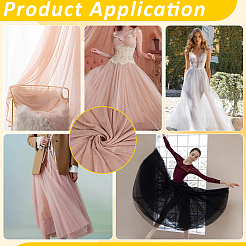 Polyester Stretch Fabric&nbsp;DIY-WH0110-05A