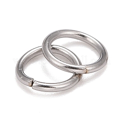 304 Stainless Steel Soldered Closed Jump Rings&nbsp;STAS-E482-15B