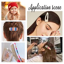 DIY Alligator Hair Clip Making Kits&nbsp;DIY-SC0013-84