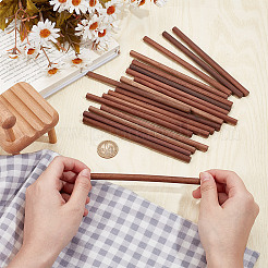 Waxed Round Wooden Sticks&nbsp;WOOD-OC0004-01A