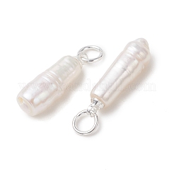 Natural Baroque Keshi Pearl Pendants&nbsp;PALLOY-JF05493-03