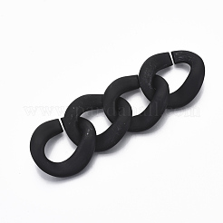 Spray Painted CCB Plastic Linking Rings&nbsp;CCB-R104-05B-01