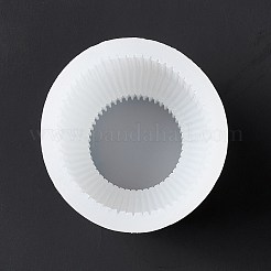 DIY 2-Layer Striped Pillar Candle Silicone Molds&nbsp;SIMO-P001-01F