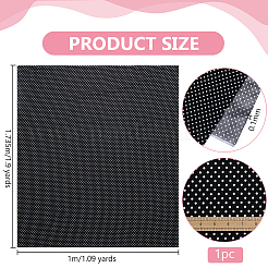 Polka Dot Pattern Cotton Fabric&nbsp;AJEW-PH0009-13B