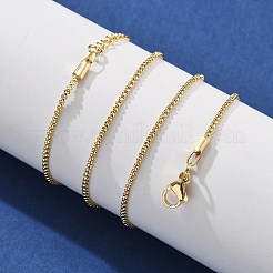 1.5mm Brass Box Chain Necklaces&nbsp;KK-K398-29G