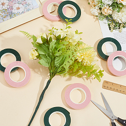 8 Rolls 2 Colors Paper Floral Tape for Bouquet Stem Wrap&nbsp;AJEW-CN0005-47