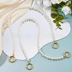 2Pcs Glass Pearl Beads Curtain Tiebacks Clips&nbsp;HJEW-FH00159
