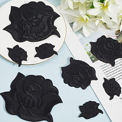 15Pcs 3 Styles Iron on Cloth Patches&nbsp;FIND-CY0001-18