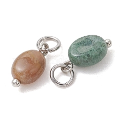 Natural Indian Agate Pendants&nbsp;PALLOY-JF05272