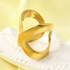 304 Stainless Steel Adjustable Cuff Rings for Women&nbsp;LS-RJEW-B123-01G-02