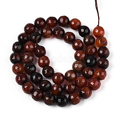Natural Agate(Dyed & Heated) Beads Strands&nbsp;G-T139-8mm-88D