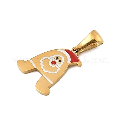 Christmas Theme 304 Stainless Steel Pendants&nbsp;STAS-R007-01A-G