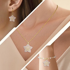 5Pcs Brass & ABS Plastic Imitation Pearl Pendants&nbsp;KK-SZ0003-15C