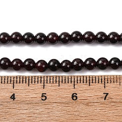 Natural Garnet Beads Strands&nbsp;G-J376-37-4mm