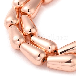 Electroplated Synthetic Magnetic Hematite Beads Strands&nbsp;G-Q1009-F01-01RG