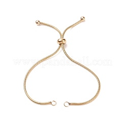 Ion Plating(IP) Adjustable 304 Stainless Steel Bracelet Making&nbsp;STAS-G169-02G