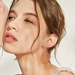 DIY Wooden Dangle Earring Making Kits&nbsp;DIY-NB0005-49