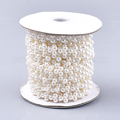 ABS Plastic Imitation Pearl Beaded Trim Garland Strand&nbsp;AJEW-S073-10