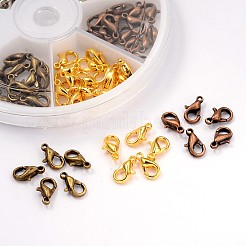 6 Color Zinc Alloy Lobster Claw Clasps&nbsp;PALLOY-X0023-A-B
