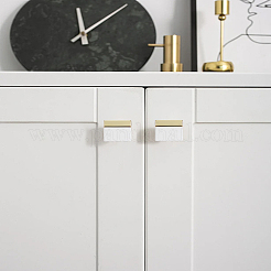 Rectangle Alloy Drawer Cabinet Door Knob Pull Handles&nbsp;STAS-WH0072-148