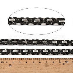 201 Stainless Steel Byzantine Chains&nbsp;SA-E001-14BP-04
